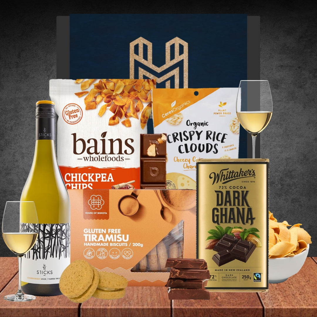 Vegan Delights & Chardonnay Hamper