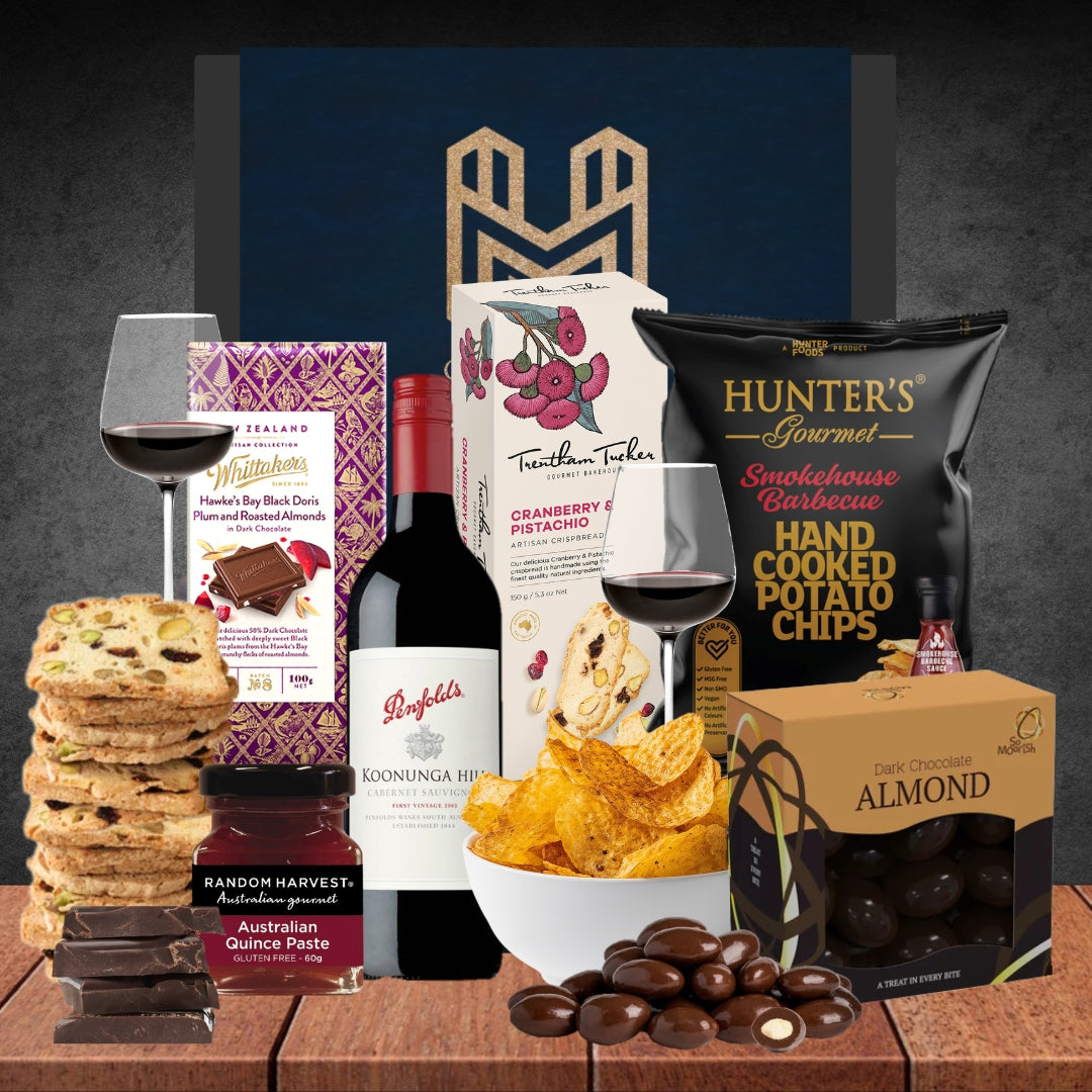 Penfolds Shiraz Cabernet with Chocolates