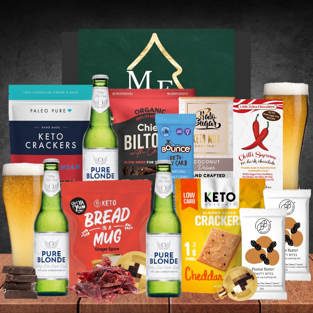 Beer & Keto Snacks Christmas Hamper