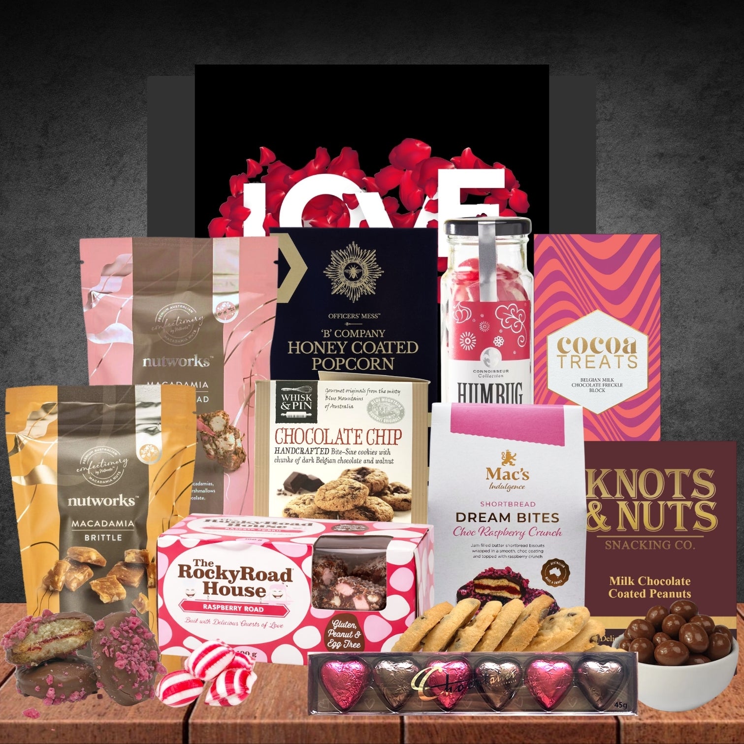 Gourmet Valentines Snack Hamper For Her