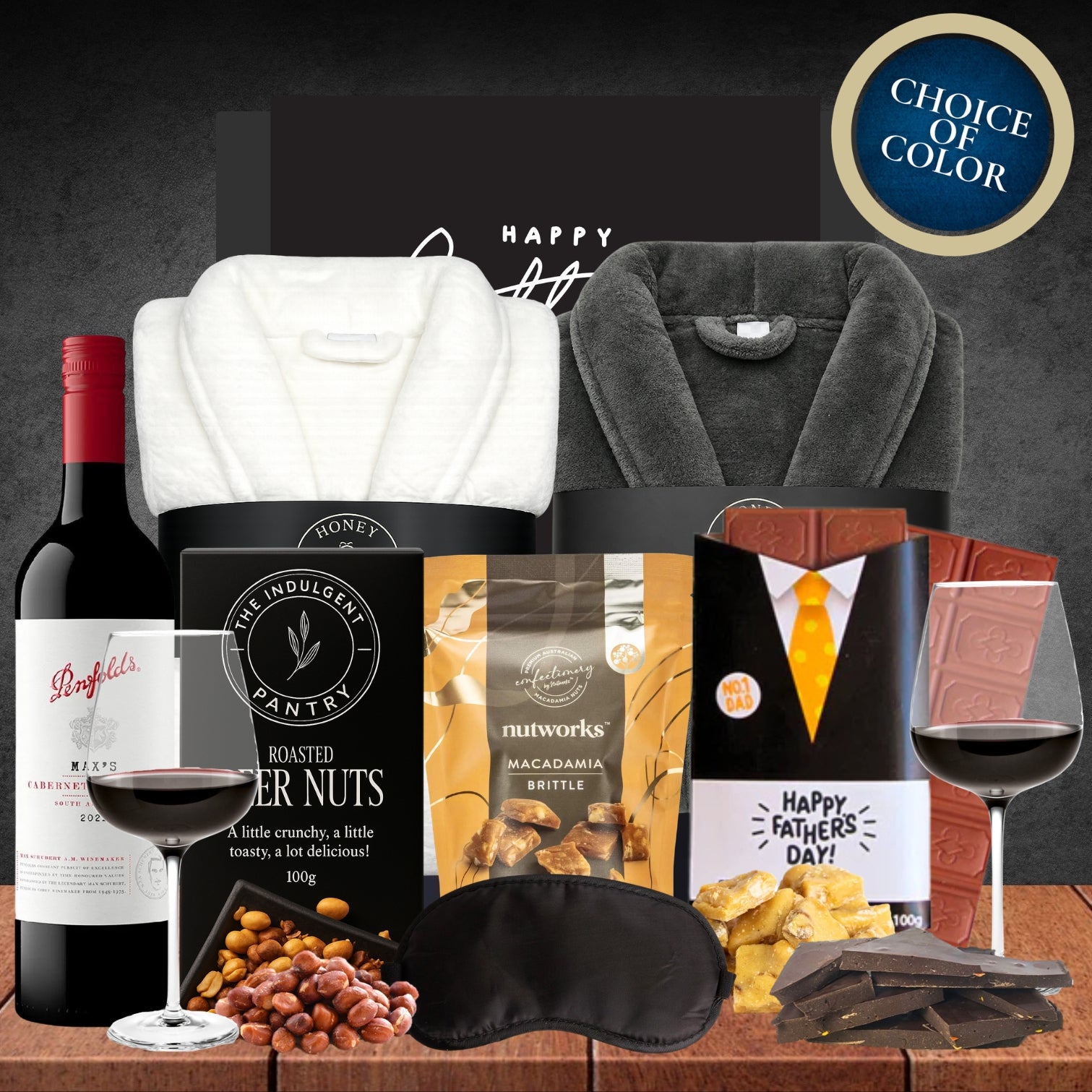 Dad's Luxury Robe & Cab Shiraz Hamper