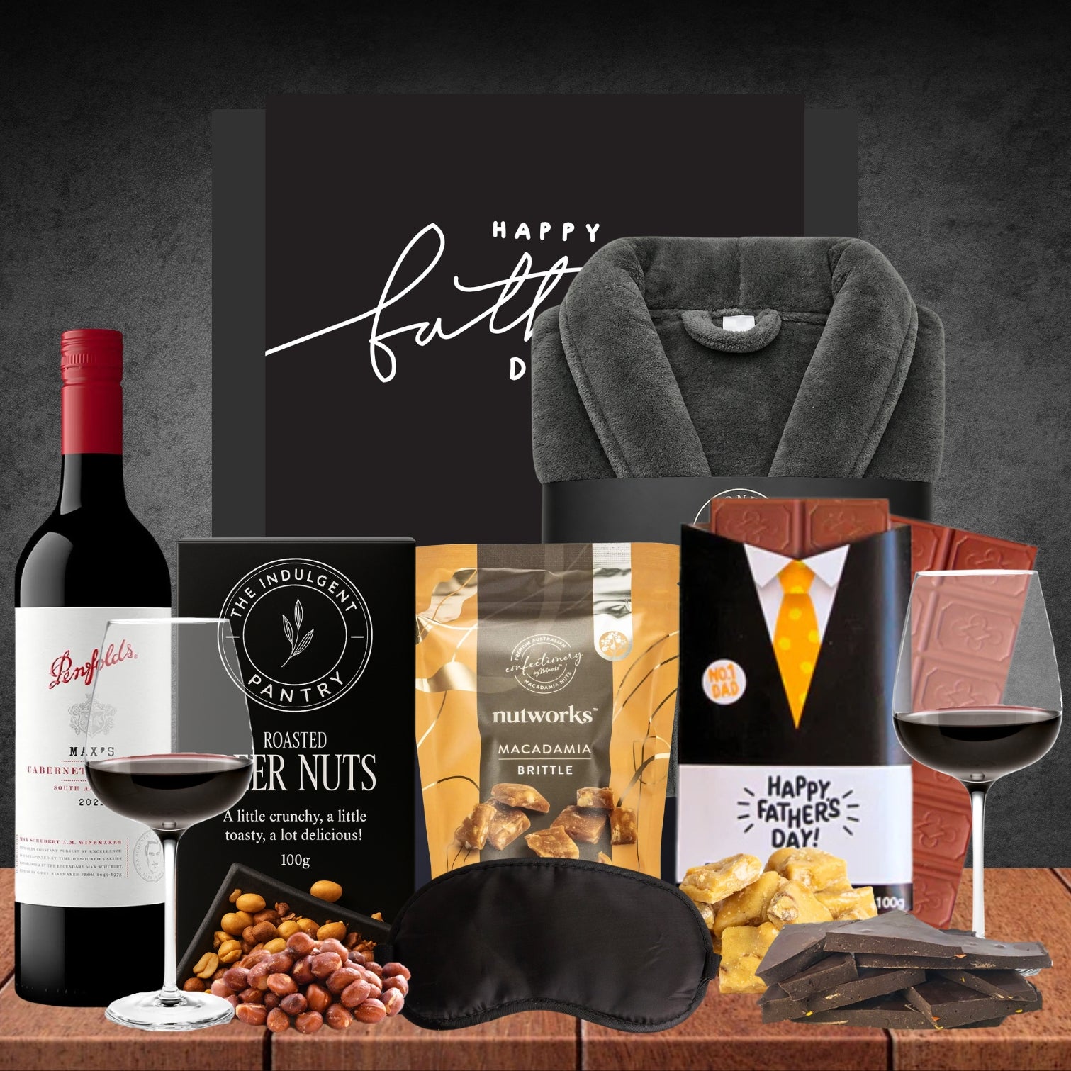 Dad's Luxury Robe & Cab Shiraz Hamper