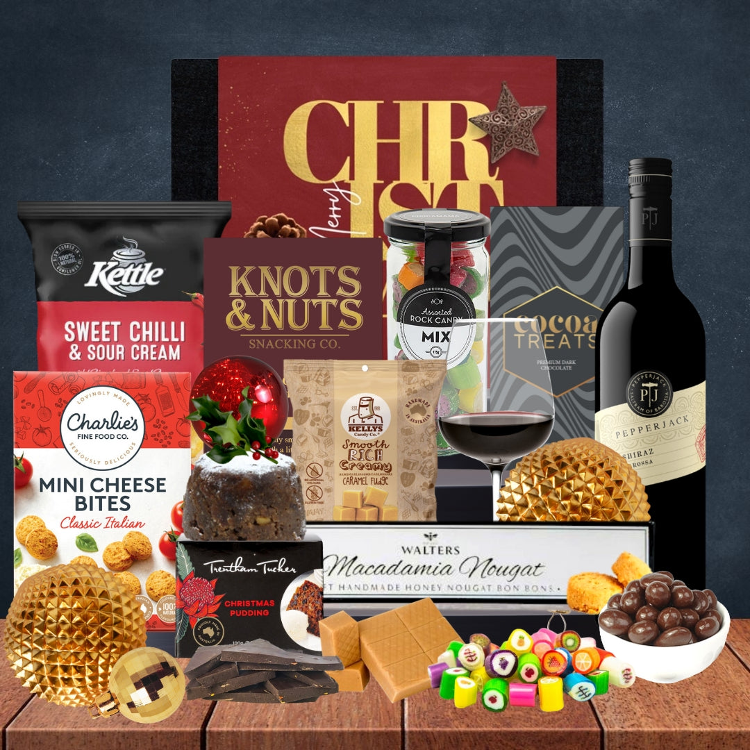 Christmas Pudding & Melbourne Wine Hamper