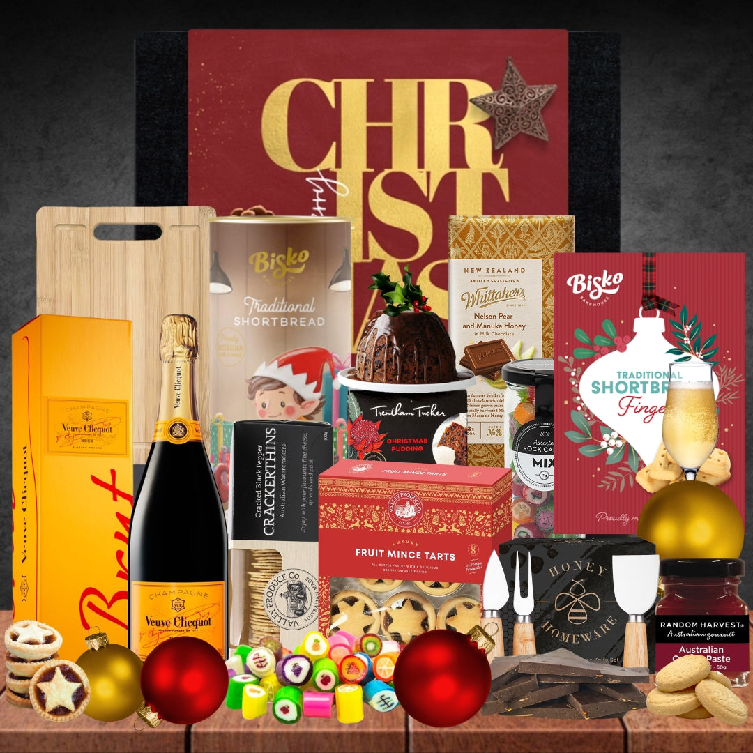 Melbourne Christmas Veuve Champagne Hamper For Her