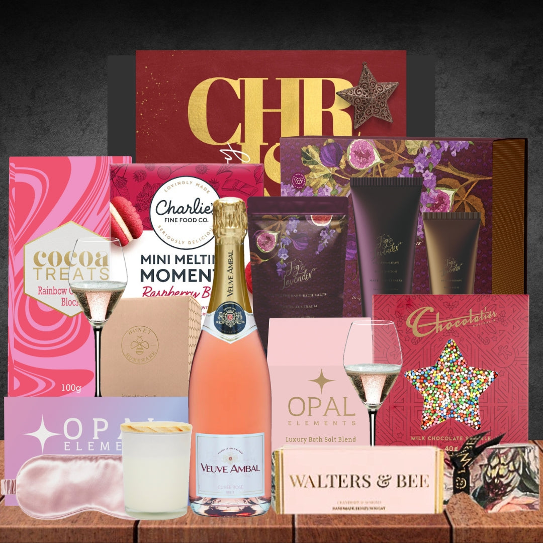 Melbourne Sparkling Rose Christmas Hamper