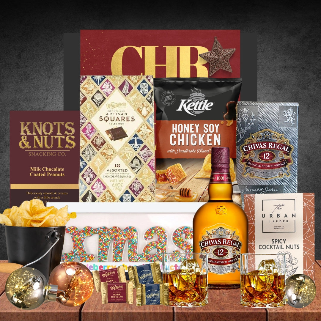 Melbourne Christmas Whiskey Hamper For Him