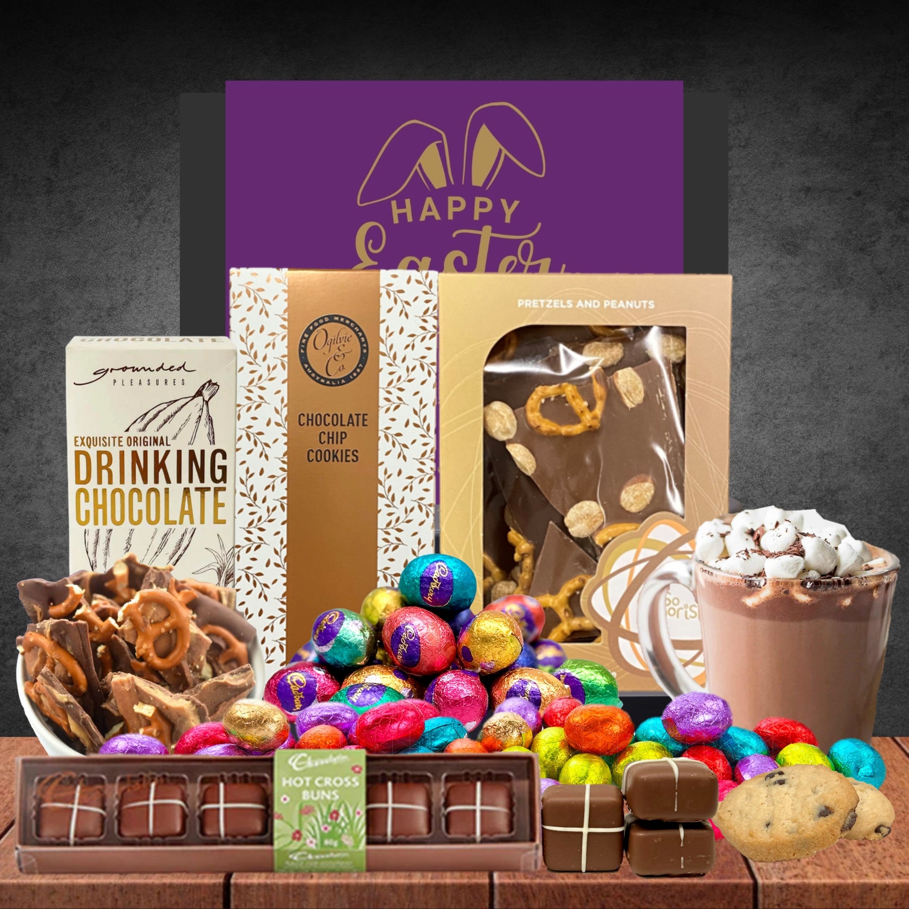 Easter Chocolate Buns Goodie Box