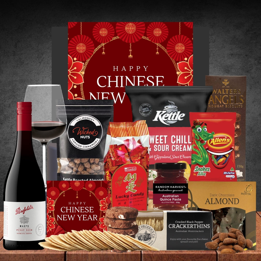 Lunar New Year Red wine Hamper for Her