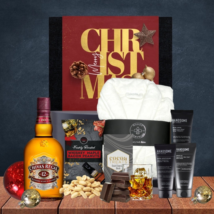 Luxury Christmas Pamper Hamper For Him