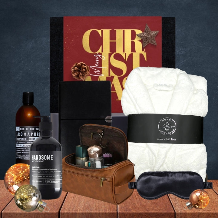 Melbourne Christmas Pamper Hamper For Him