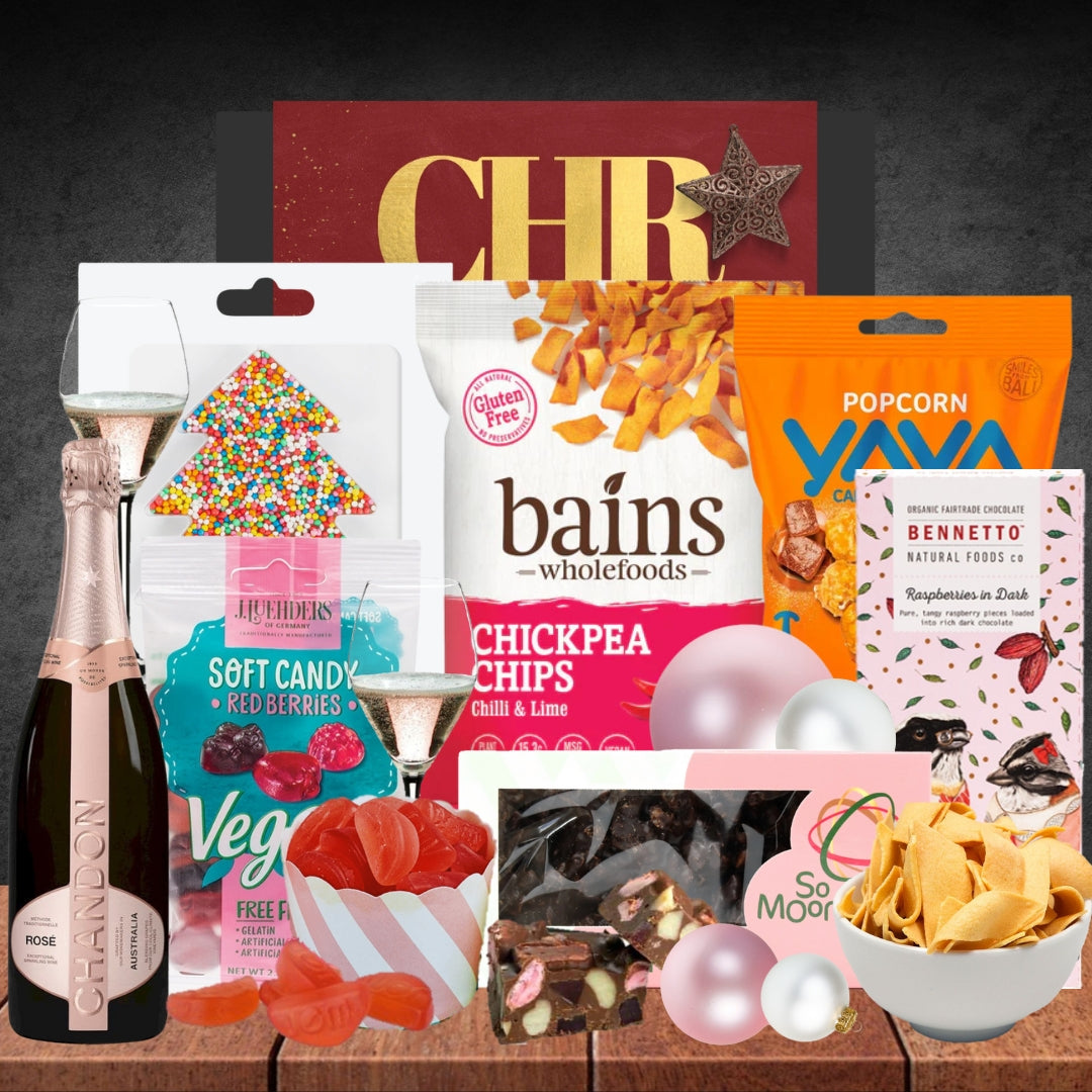 Festive Chandon Rose Vegan Hamper