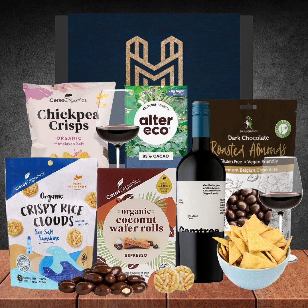 Shiraz Wine Hamper with Gemtree Organic