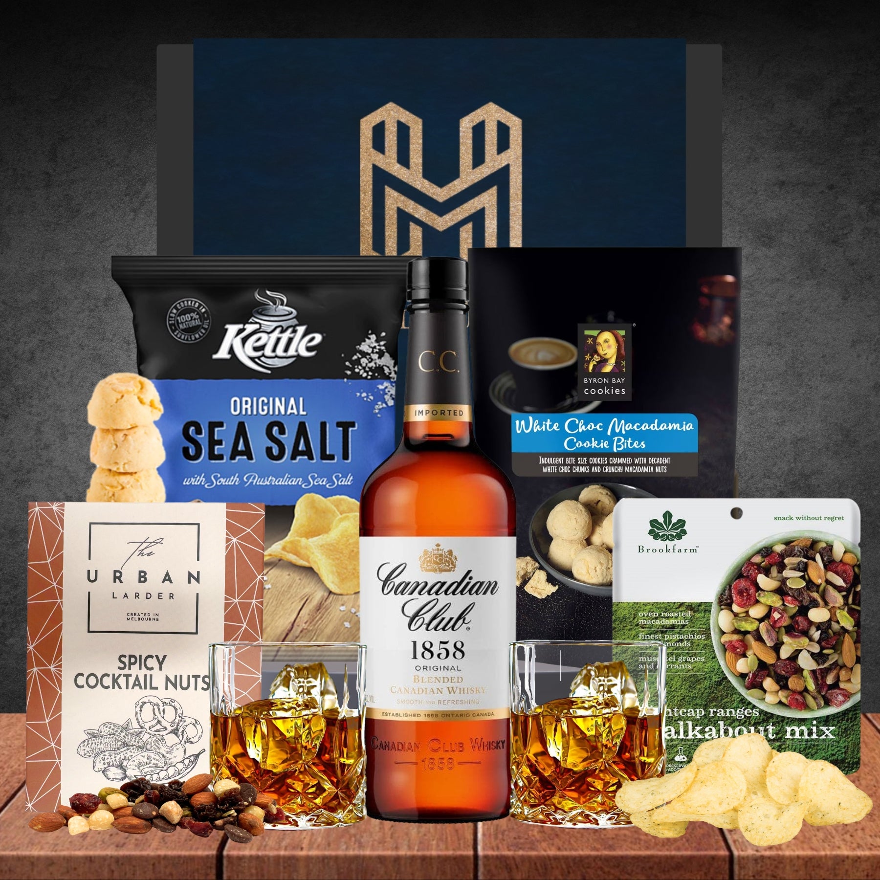 Canadian Club Gift Basket for Guys