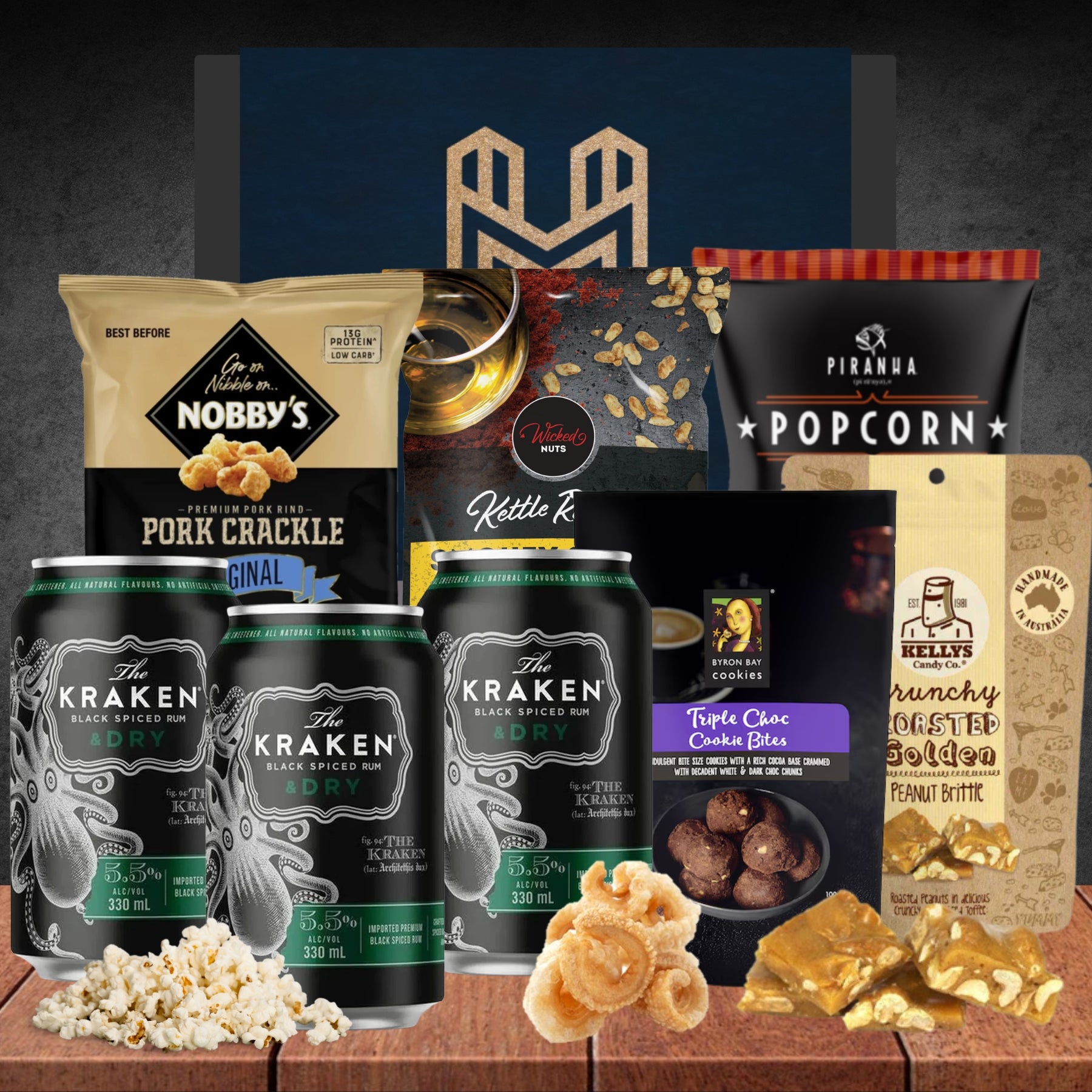 Spiced Rum Hamper with The Kraken