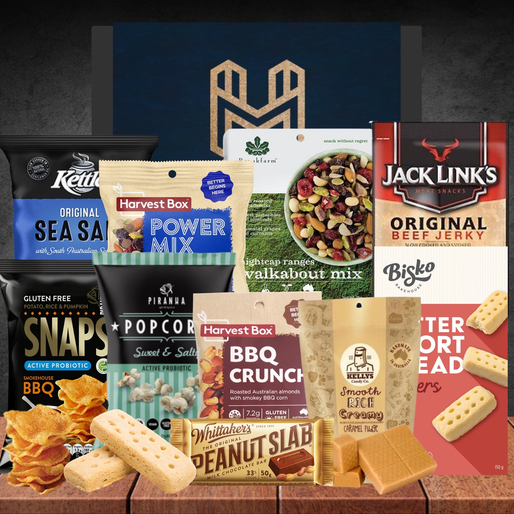 Mens Snack Hamper with Camping Goodies