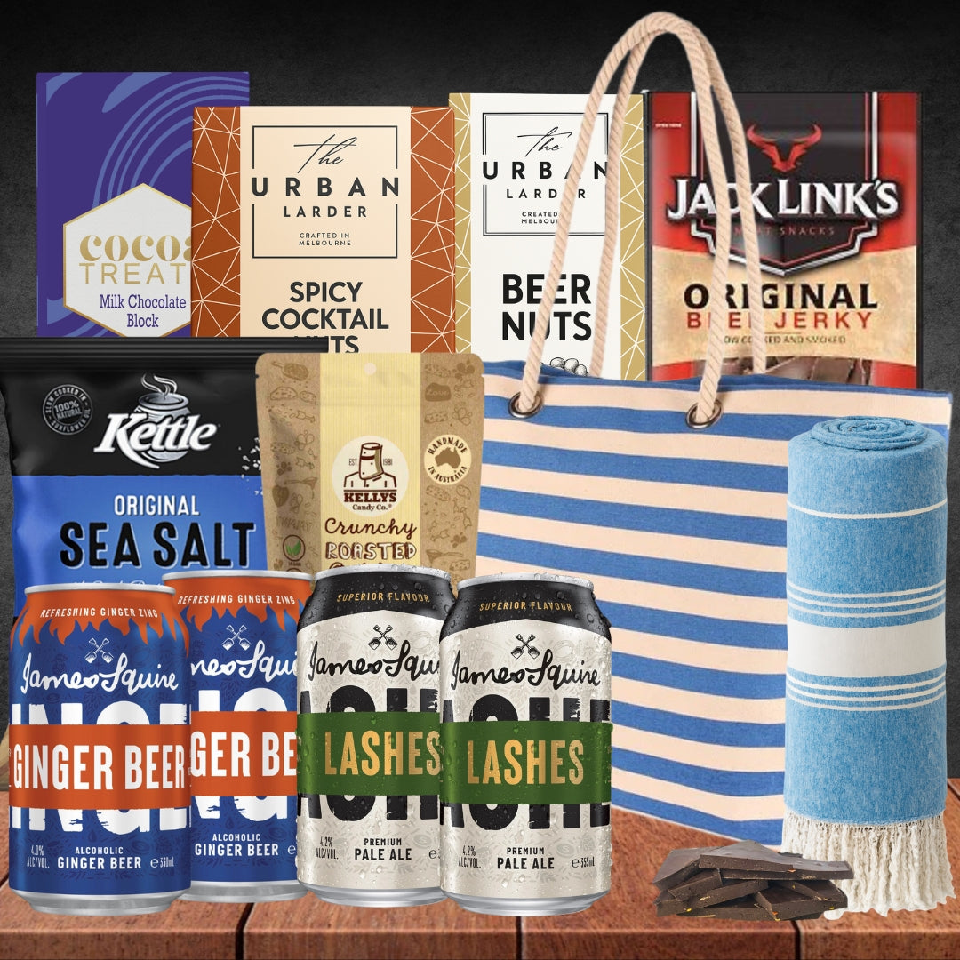 Melbourne Beach Tote & Beer Hamper