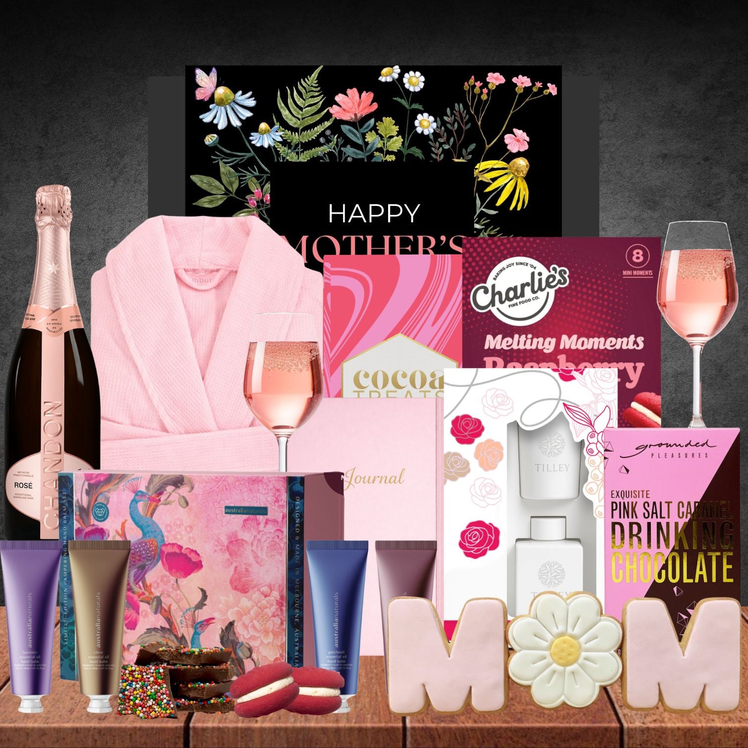 Mother's Day Pamper Champagne Gift Basket