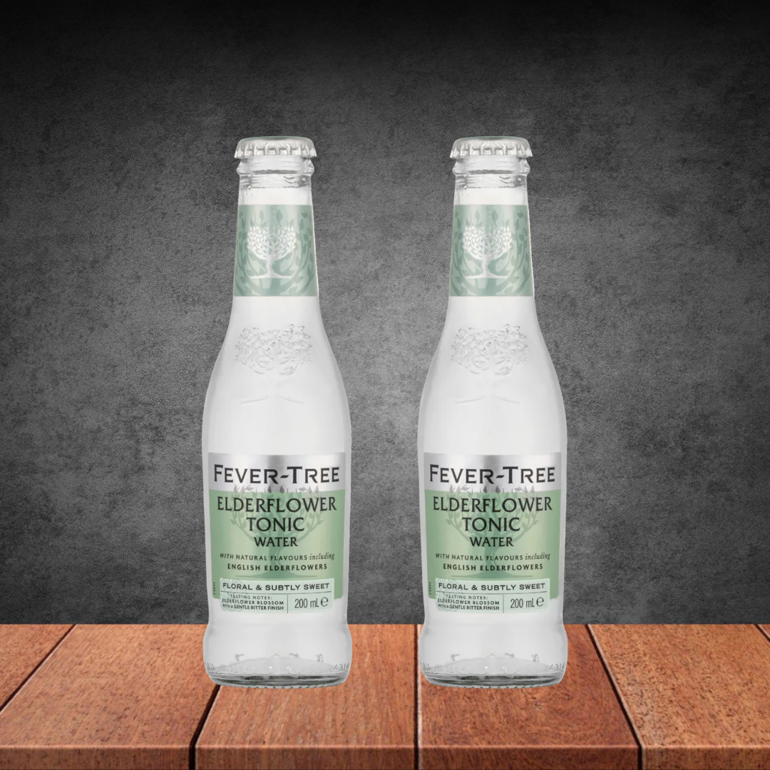 2 Fever Tree Elderflower Tonic Water 200ml