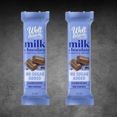 2 Well Naturally Creamy Milk Chocolate Bar 45g