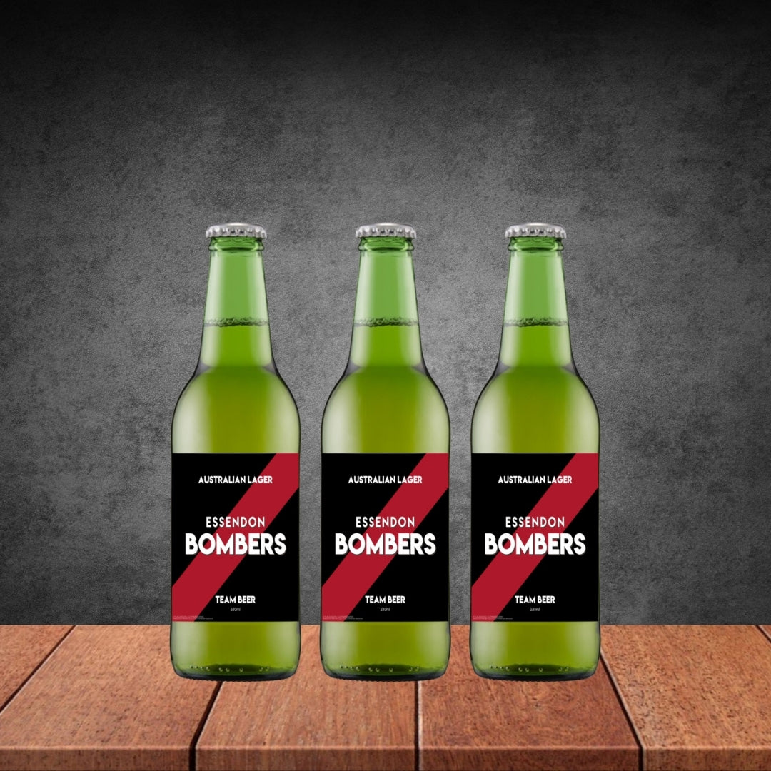 3 AFL Team Aussie Beers 330ml