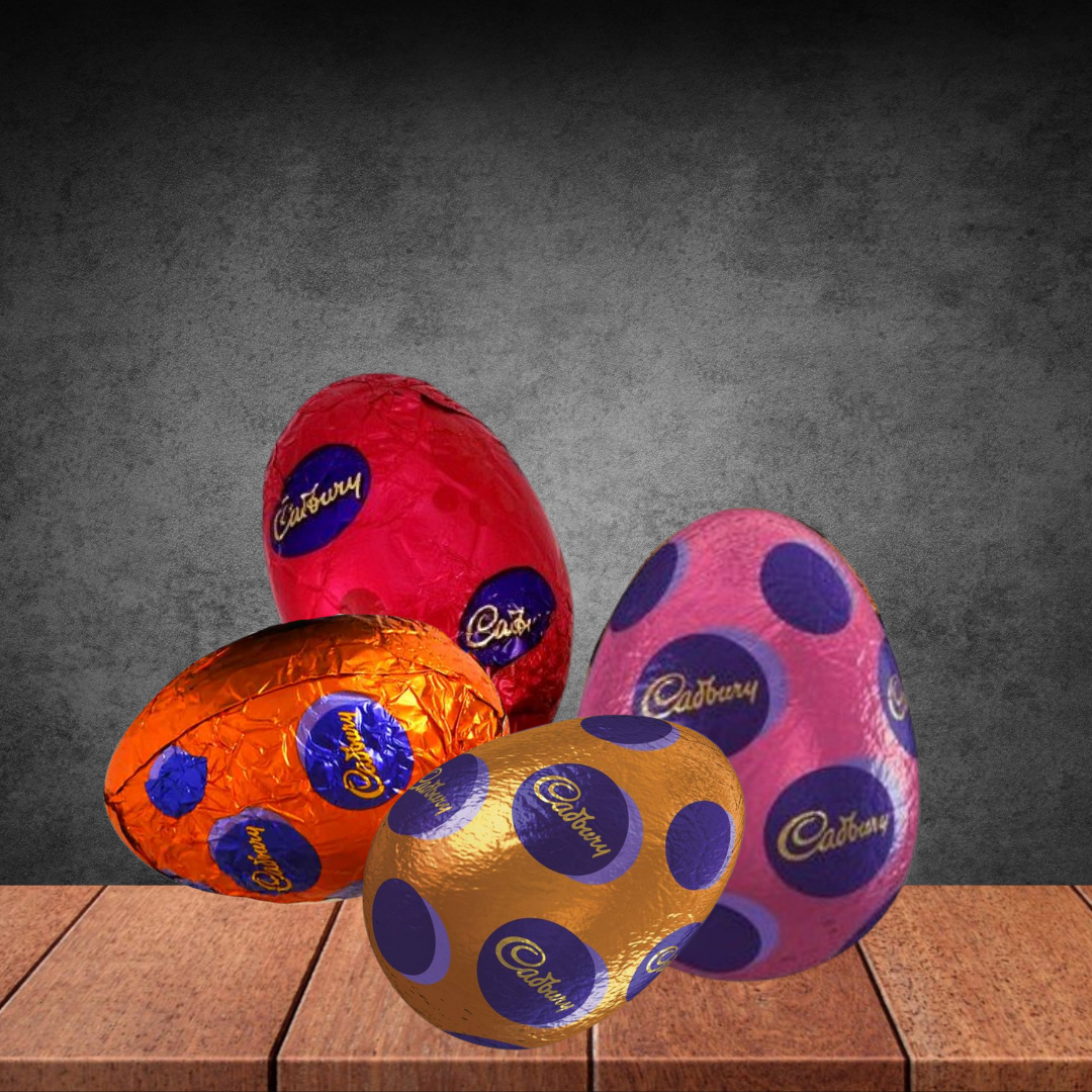4 Cadbury Chocolate Easter Eggs 17g