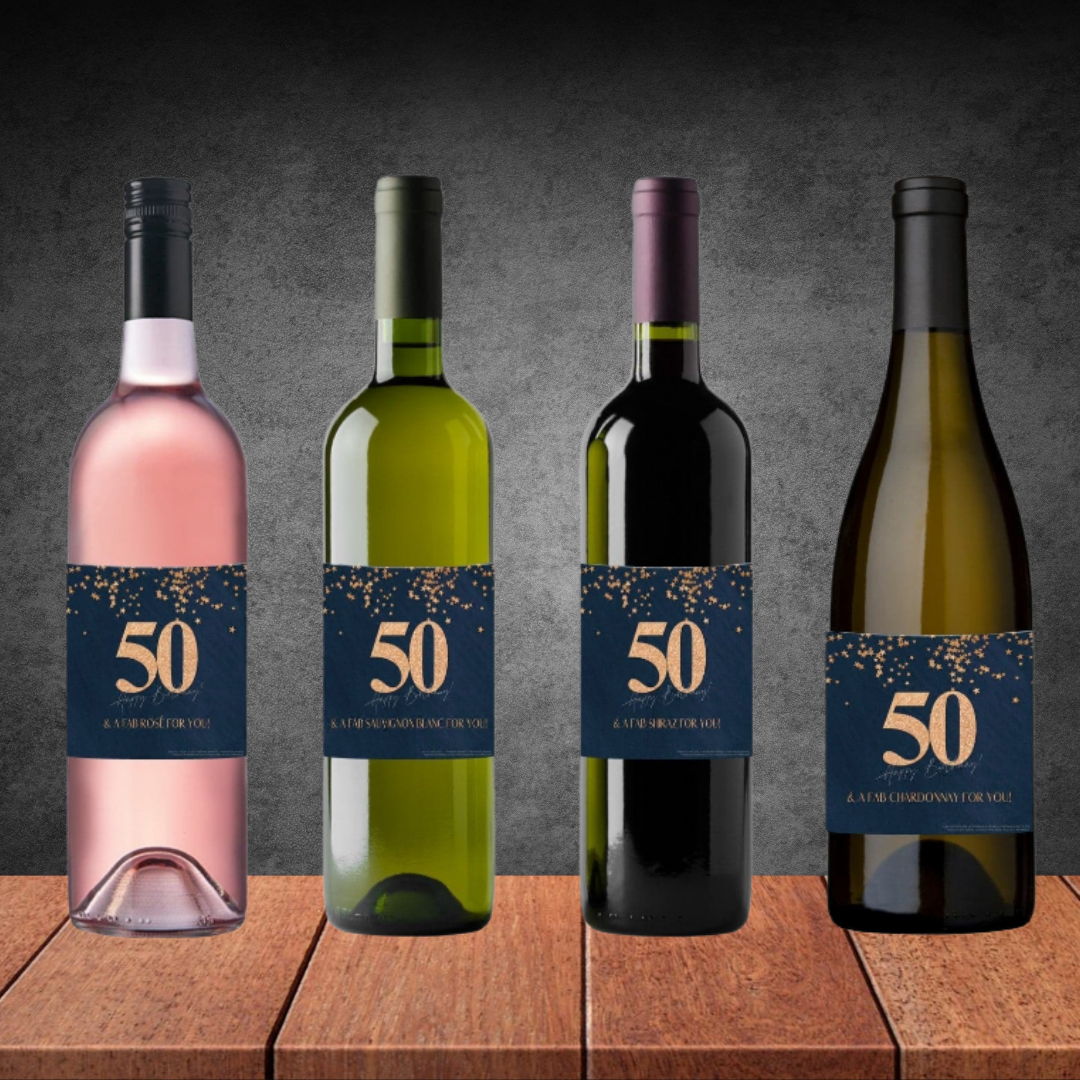 50th Birthday Wine Choice 750ml