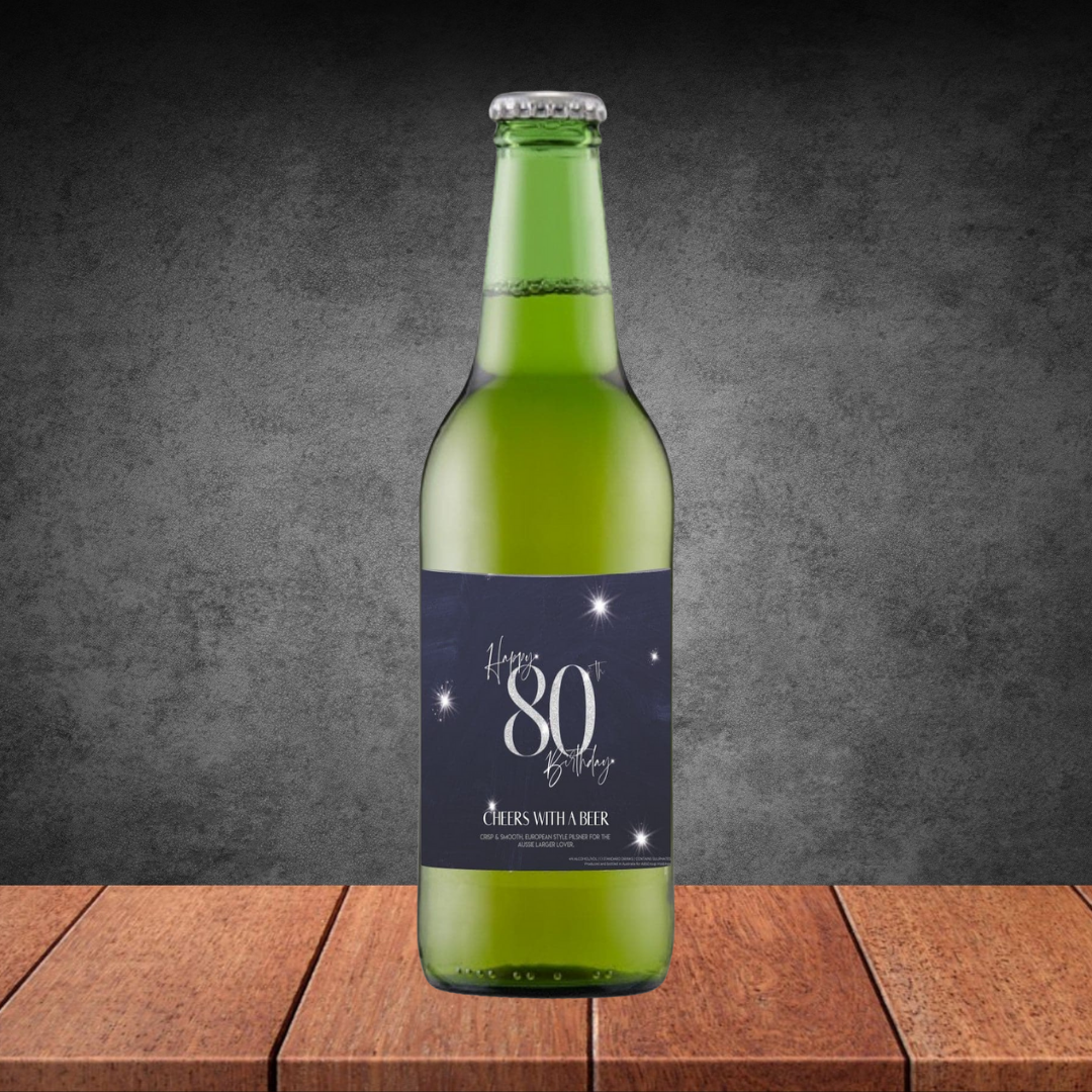 80th Birthday Beer 330ml