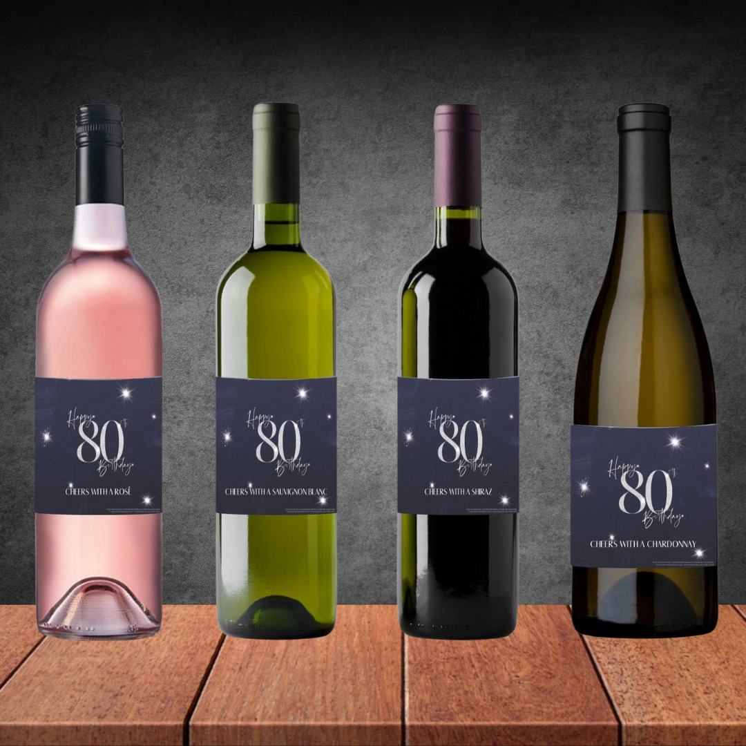 80th Birthday Wine Choice 750ml
