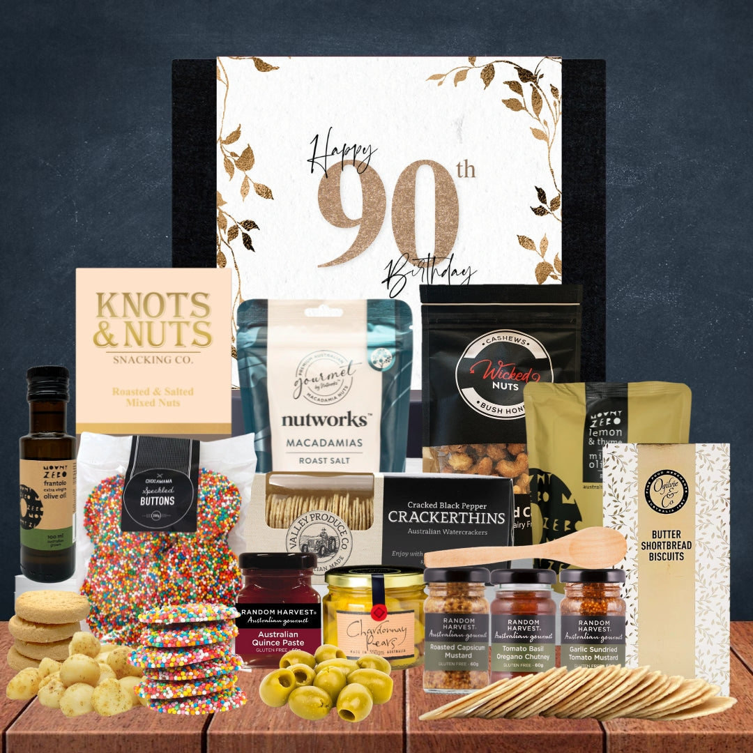 Happy 90th Australian Gourmet Foodie Hamper