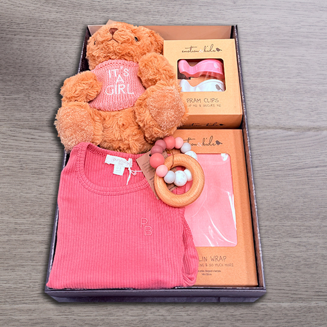 Pink Love & New born Hamper