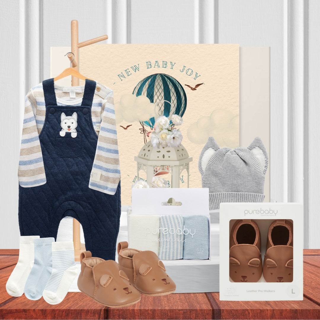 Baby Blue First Birthday Hamper