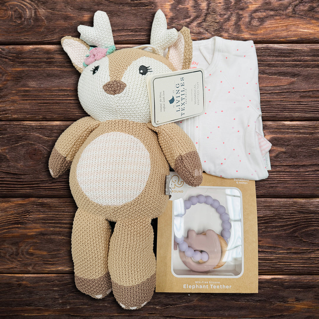 Baby Pink Snuggles & Plush Cuddles Hamper