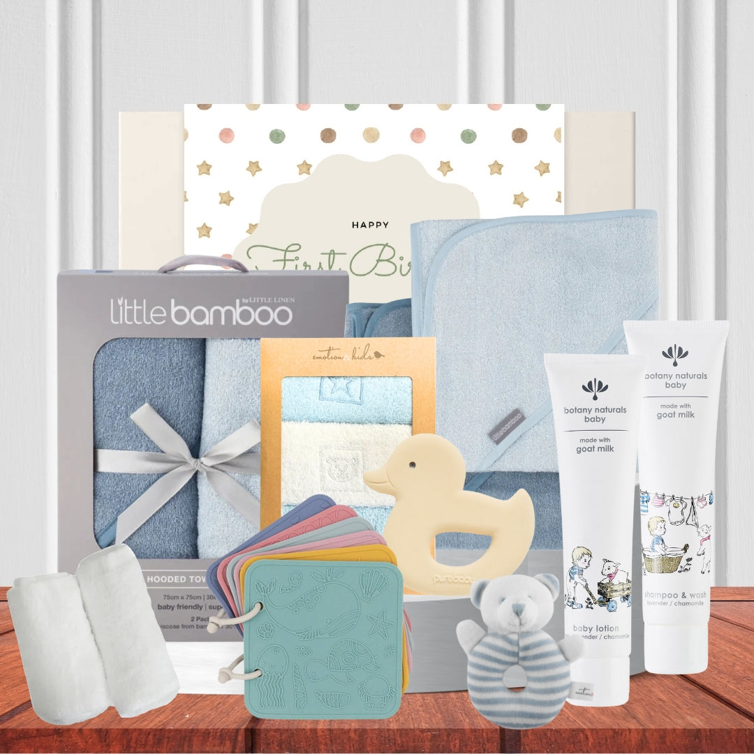 Baby Boy's 1st Birthday Bathtime Care