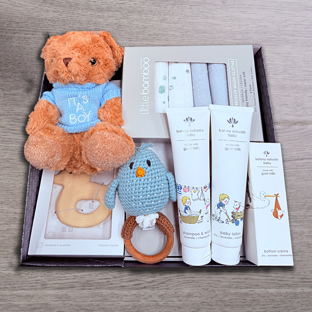 Baby Boy Bathtime Enjoyment Hamper