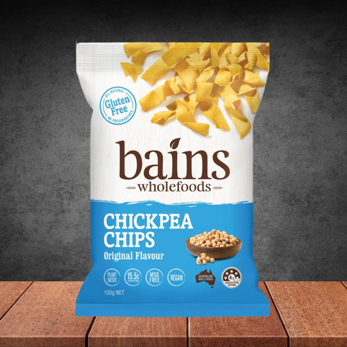 Bains Wholefoods Original Chickpea Chips 100g