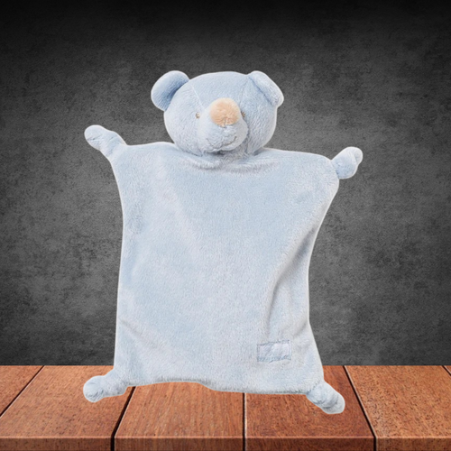 Bebe By Minihaha Baby Blue Teddy Comforter