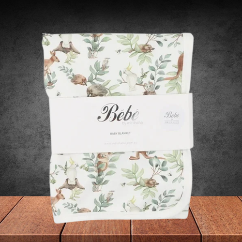 Bebe By Minihaha Charlie Organic Bunny Rug Charlie Print
