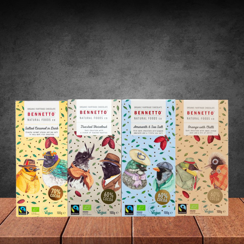 Bennetto Chocolate Varieties 100g