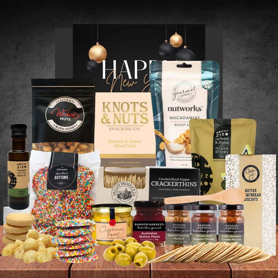 Best Melbourne New Year Snack Gift Hamper Featured Image