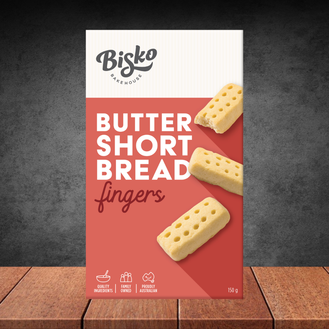 Bisko Bakehouse Butter Shortbread Fingers 150g