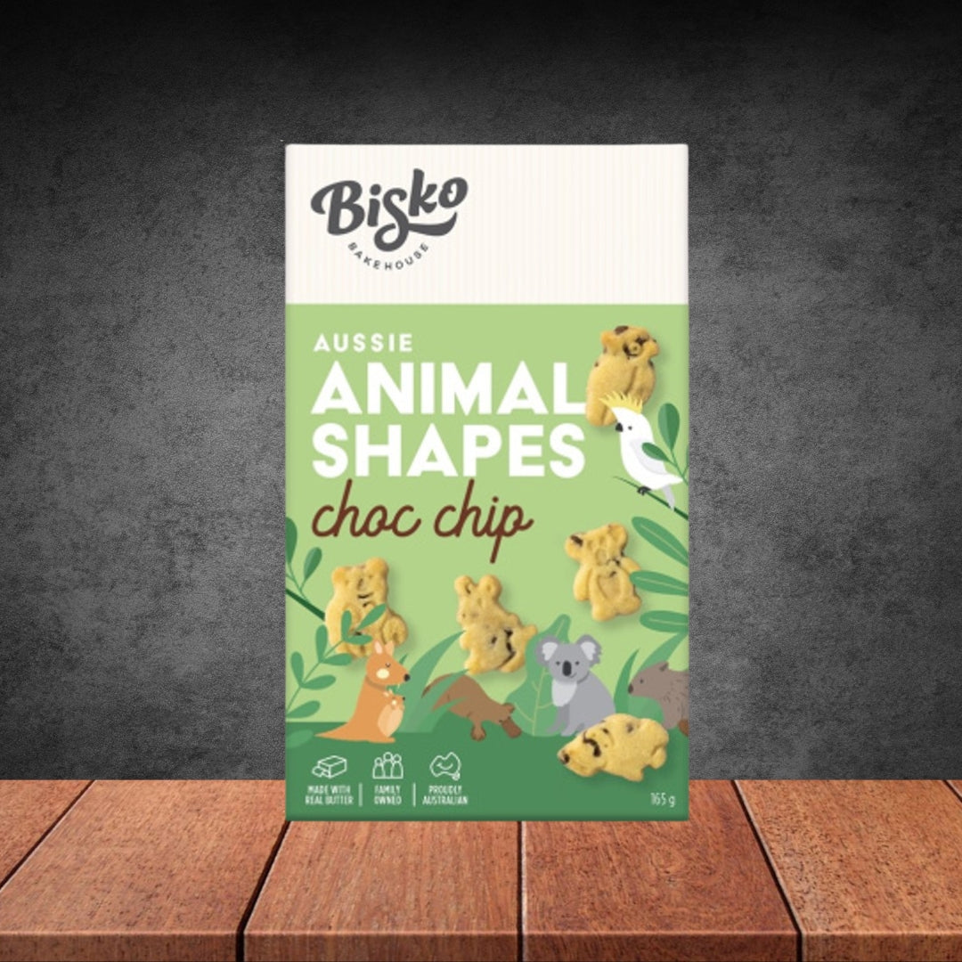 Bisko Bakehouse Choc Chip Animal Shaped 165g