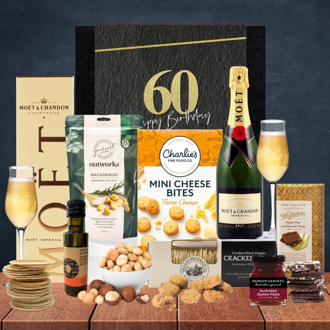 Happy 60th Moet Champagne & Nibbles