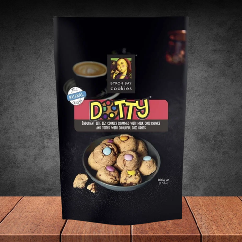 Byron Bay Cookies Dotty Bites Cookie Pouch 100g