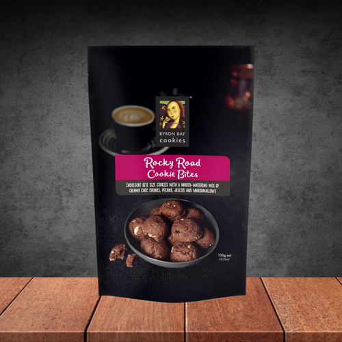 Byron Bay Cookies Rocky Road Bites Cookie Pouch 100g