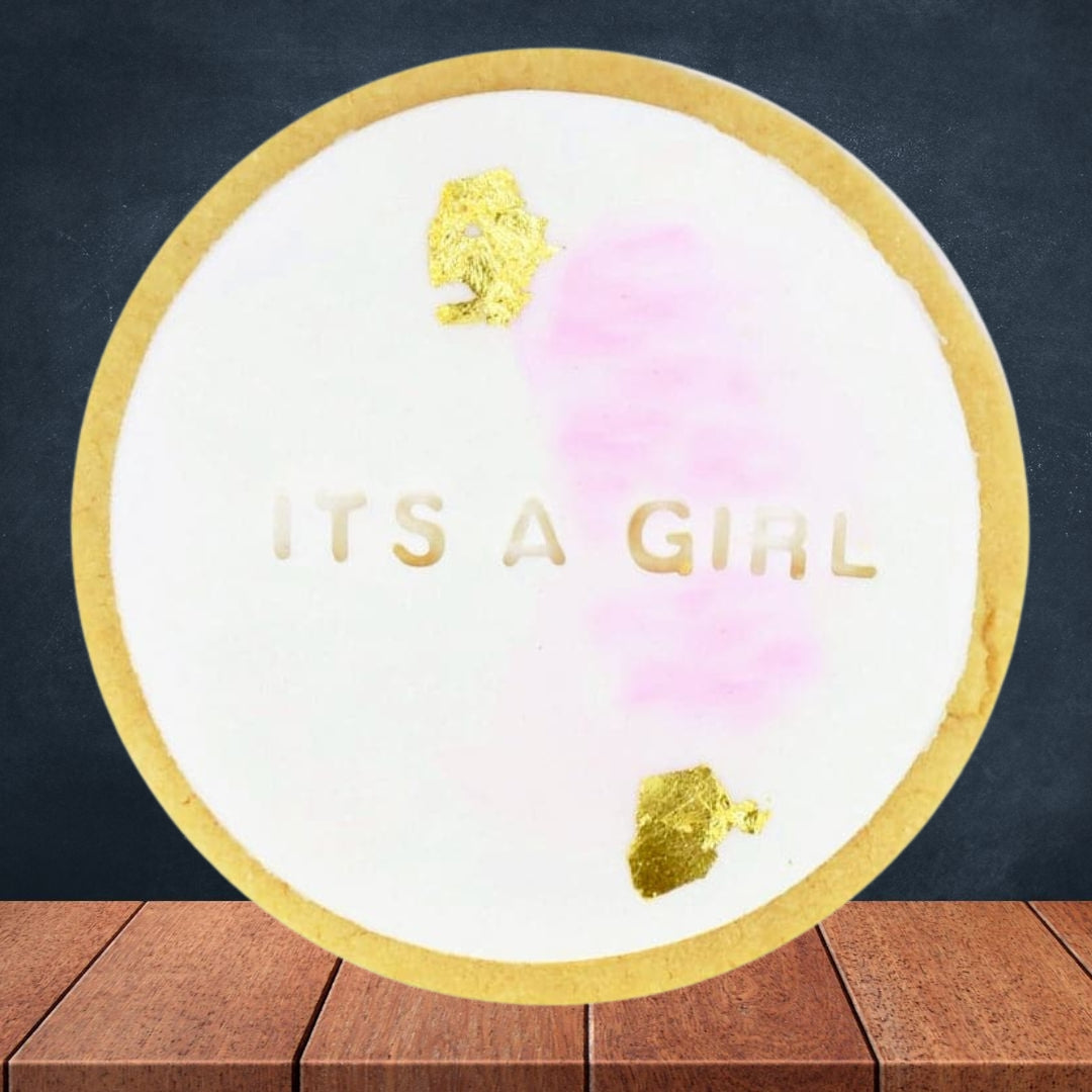 It's A Girl Handmade Cookie