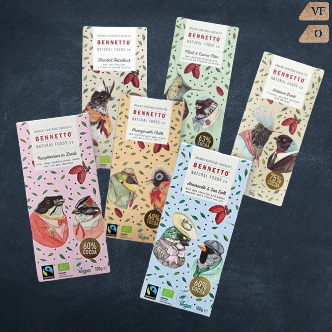 Bennetto Chocolate Varieties 100g