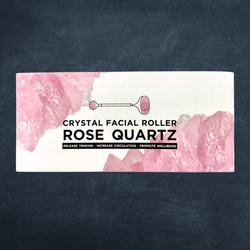 SUMMER SALT BODY ROSE QUARTZ CRYSTAL FACIAL ROLLER