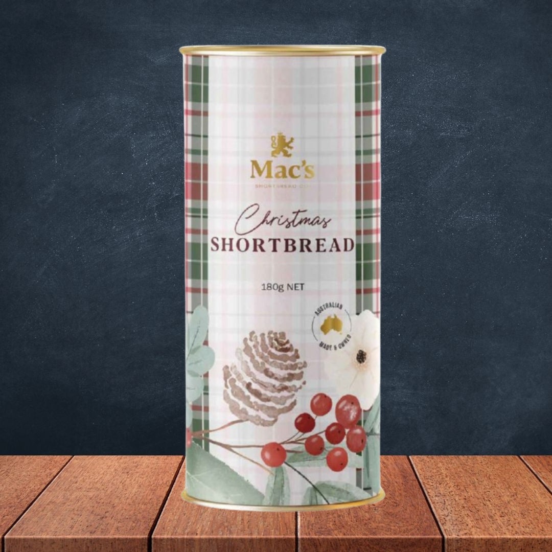 MAC'S TRADITIONAL SHORT BREADS CYLINDER TUBE 180G