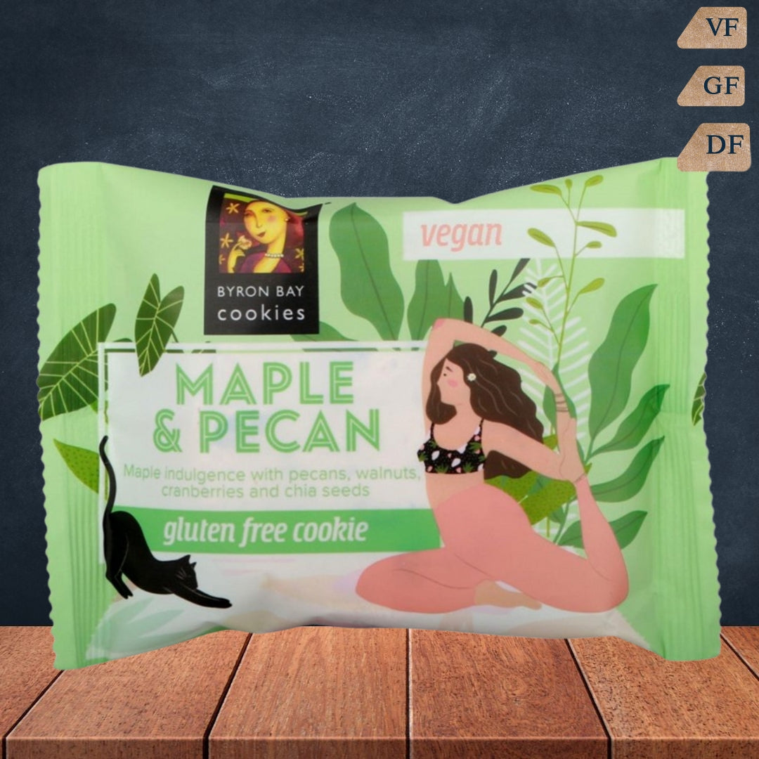 Byron Bay Cookies GF Vegan Maple Pecan Cookie 60g