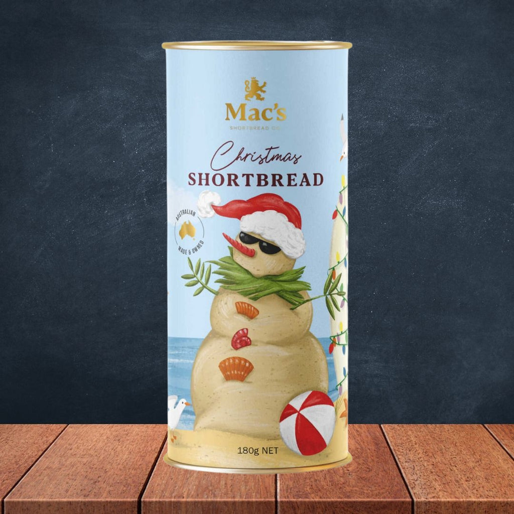 MAC'S SHORTBREAD CO AUSSIE CHRISTMAS SHORTBREAD 180G